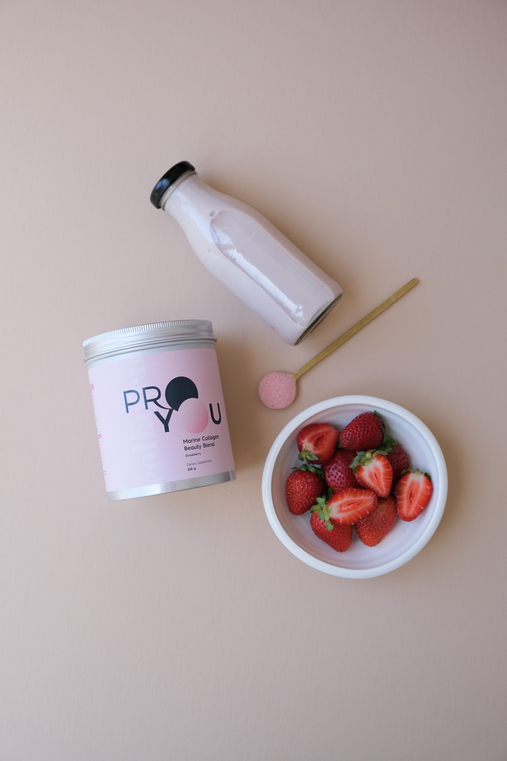 Marine Collagen Beauty Blend Strawberry Smoothie