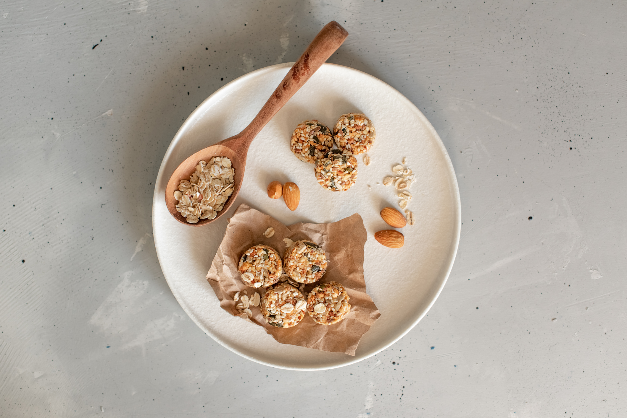 Lactation cookies with Pro You Pea or Whey Protein Powder, brewers yeast, nuts and seeds.