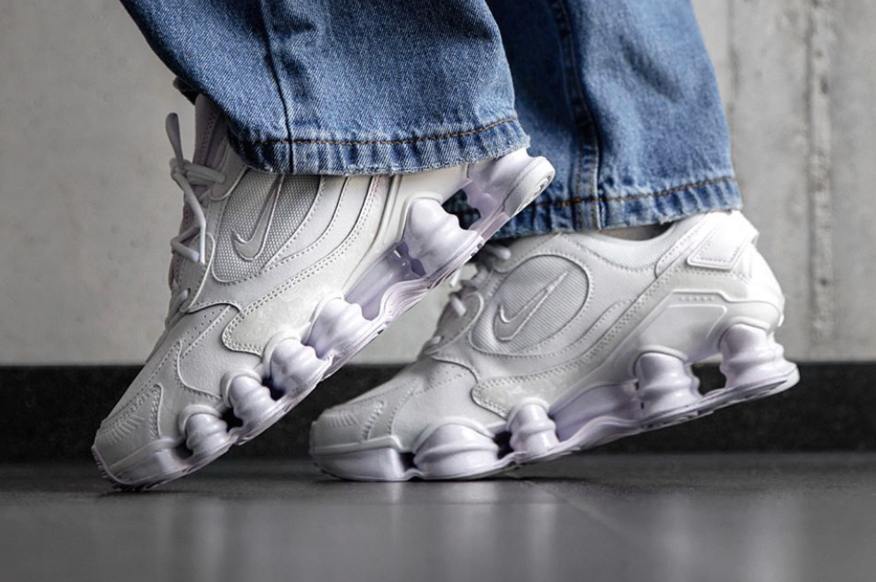 Retro sneaker trends for 2023: Nike Shox in Nova White 